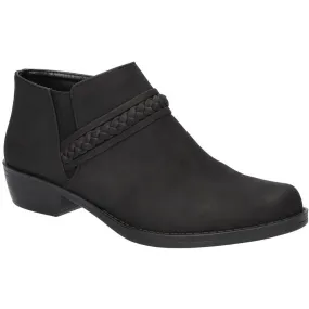 Jalia Womens Laceless Slip On Booties Roll Up Comfort Step
