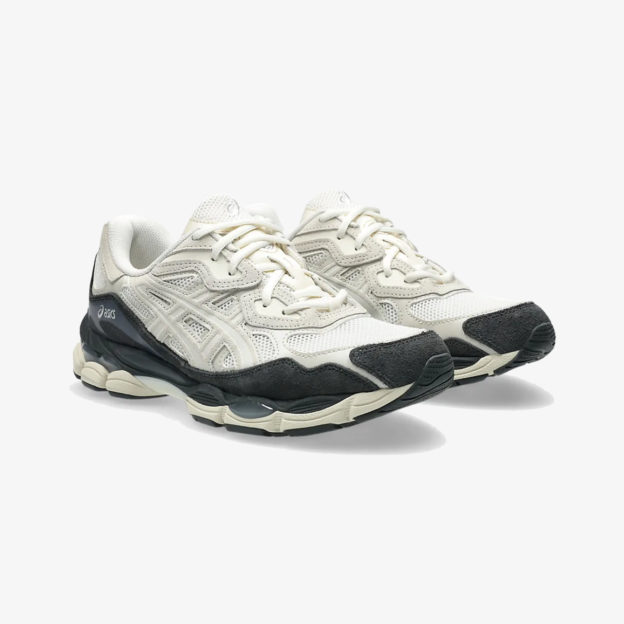 sandy terrain ASICS | GEL-NYC { WHITE/SMOKE GREY