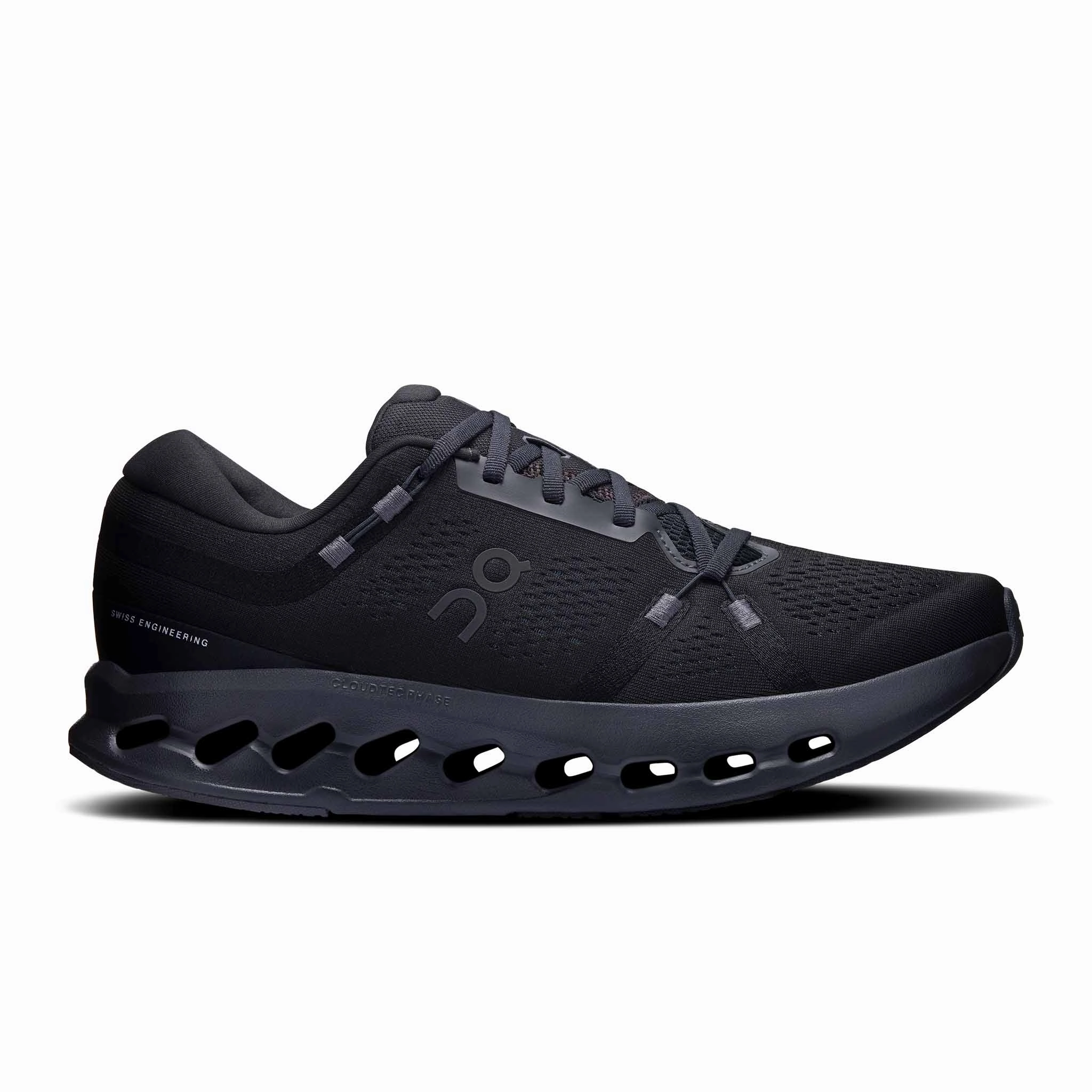On | Men's Cloudsurfer 2 Running Shoes - Black/Black scratch - resistant insulated hydration pack