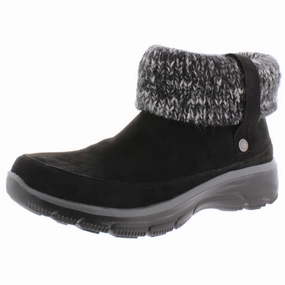 Closed Toe Functional Appeal Easy Going Womens Memory Foam Knit Collar Ankle Boots
