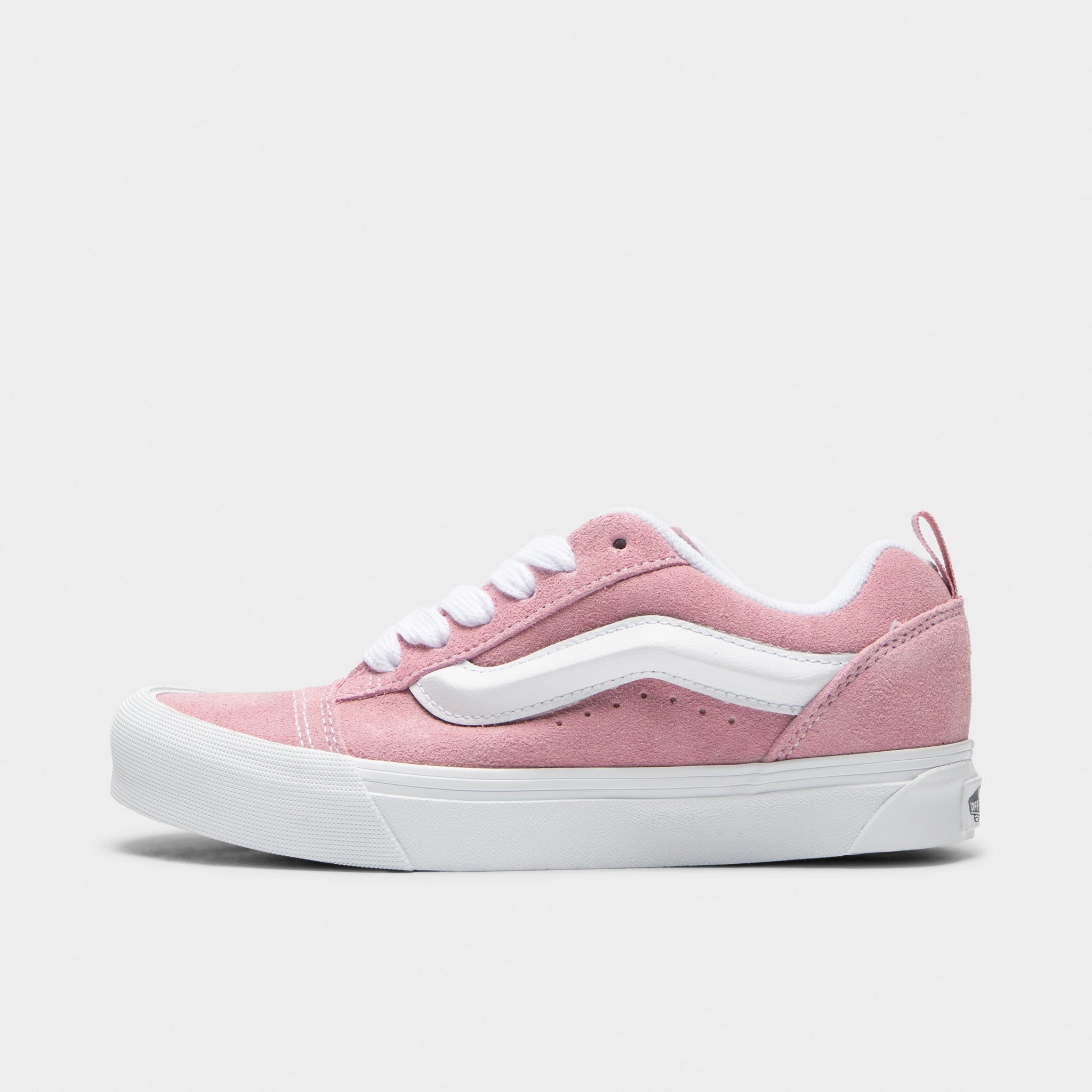 Vans Juniors' Knu Skool Pink Dawn / White Running Shoes