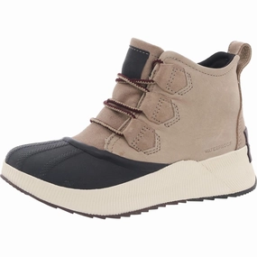 Anti Abrasion Side Zip Womens Lace-Up Man Made Winter & Snow Boots
