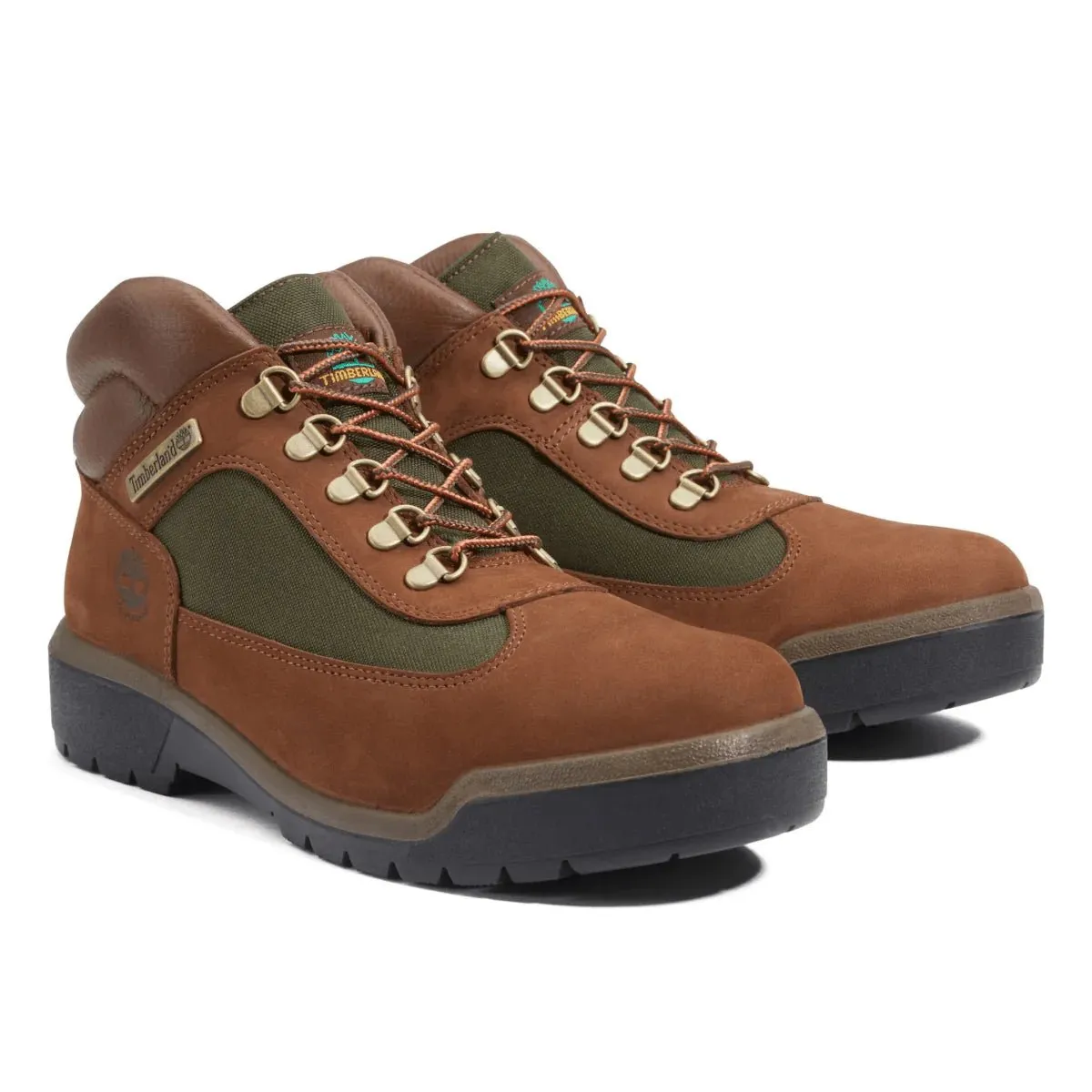 Noise free Timberland Men's Field Boot Dark Brown Nubuck Waterproof