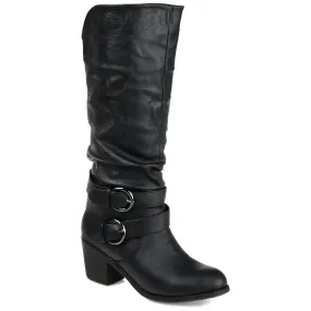 Sturdy Construction Journee Collection Women's Wide Width Wide Calf Late Boot