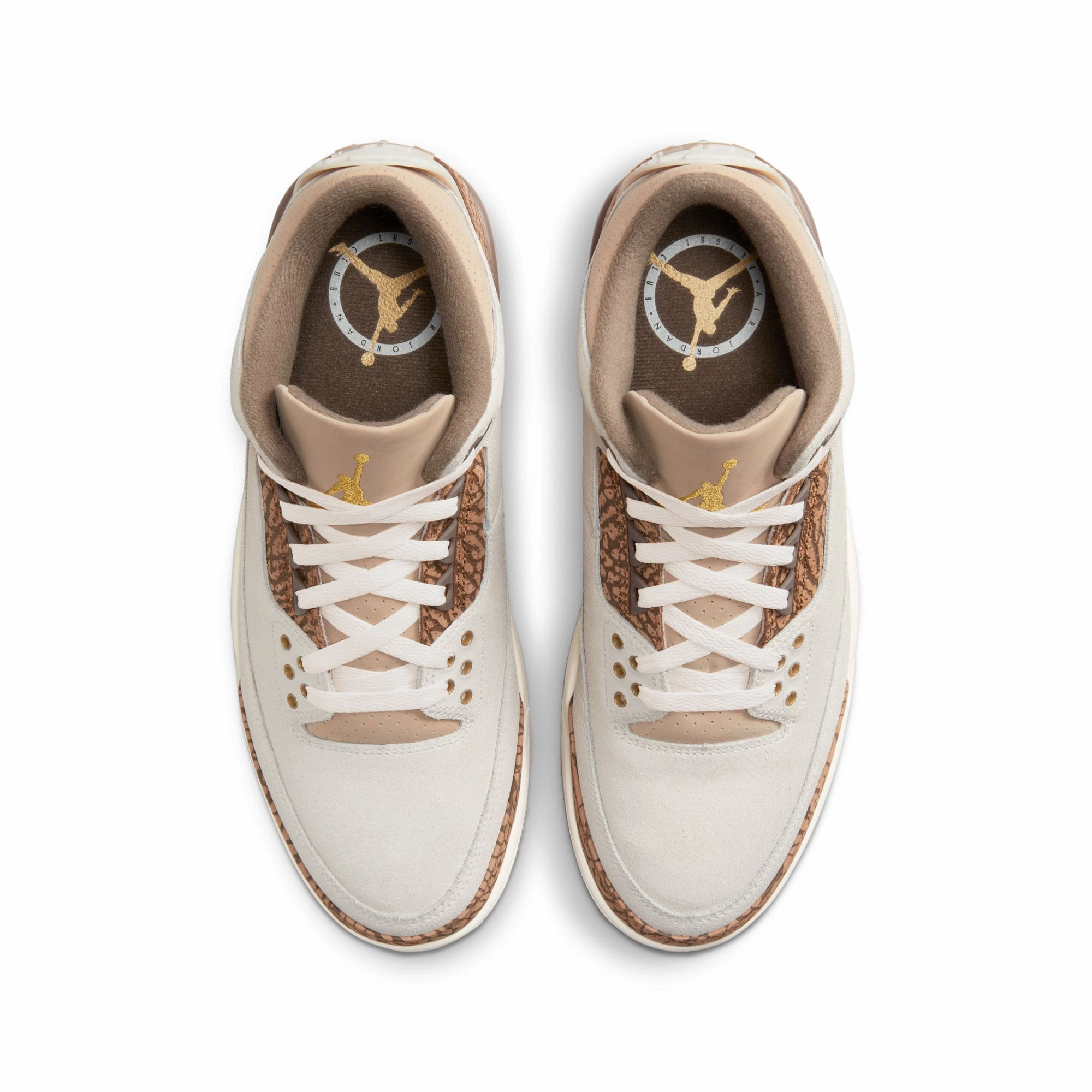 City Pace Ventilated Collar Design Air Jordan 3 Retro "Palomino" Men's CT8532-102