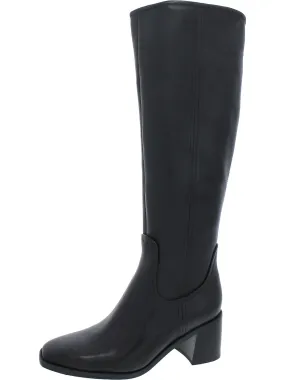 Zipper Closure Slip Resistant Outdoor Trek Edda Womens Leather Knee-High Boots