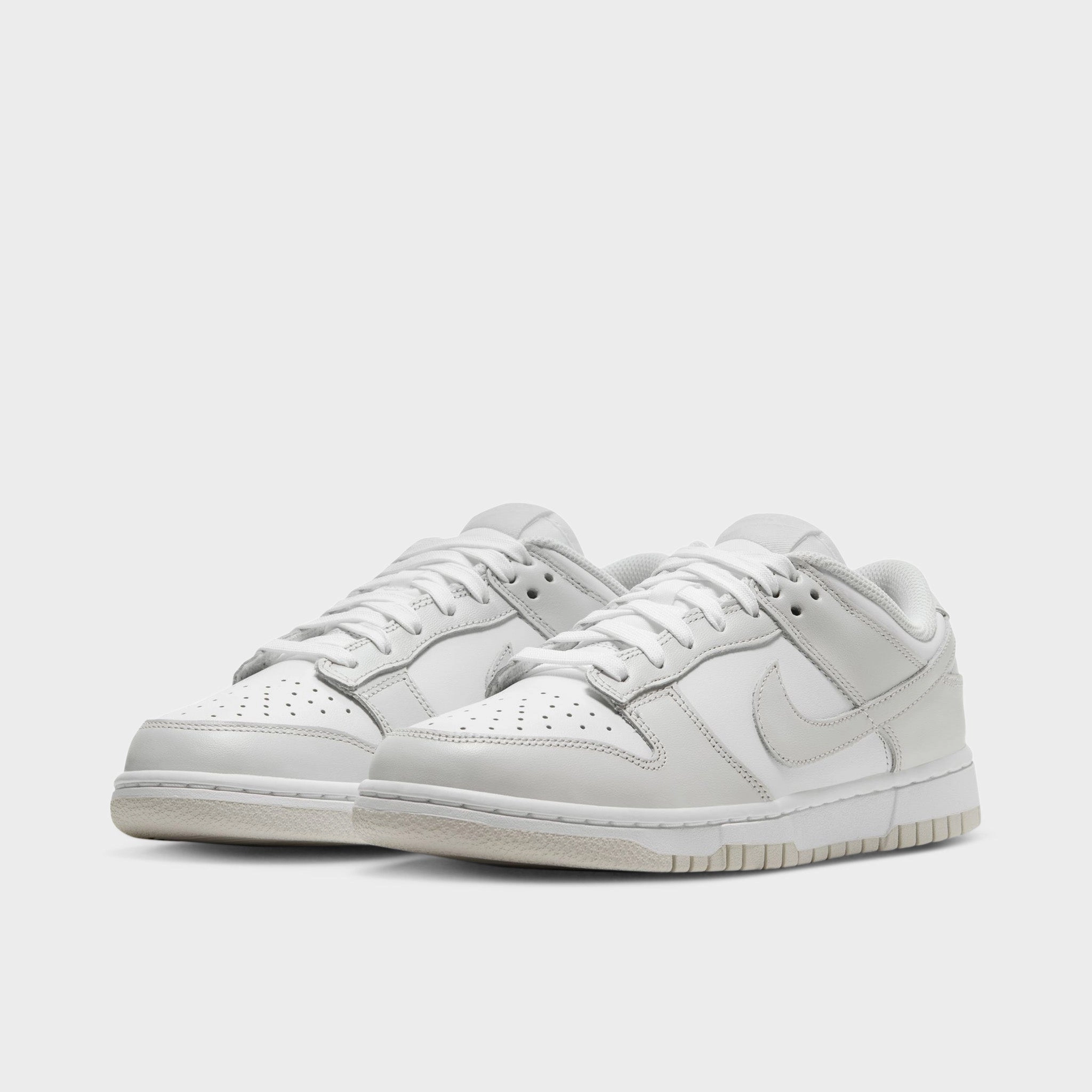 Nike Womens Dunk Low White / Photon Dust - White Soft Touch Seamless Inner Lining