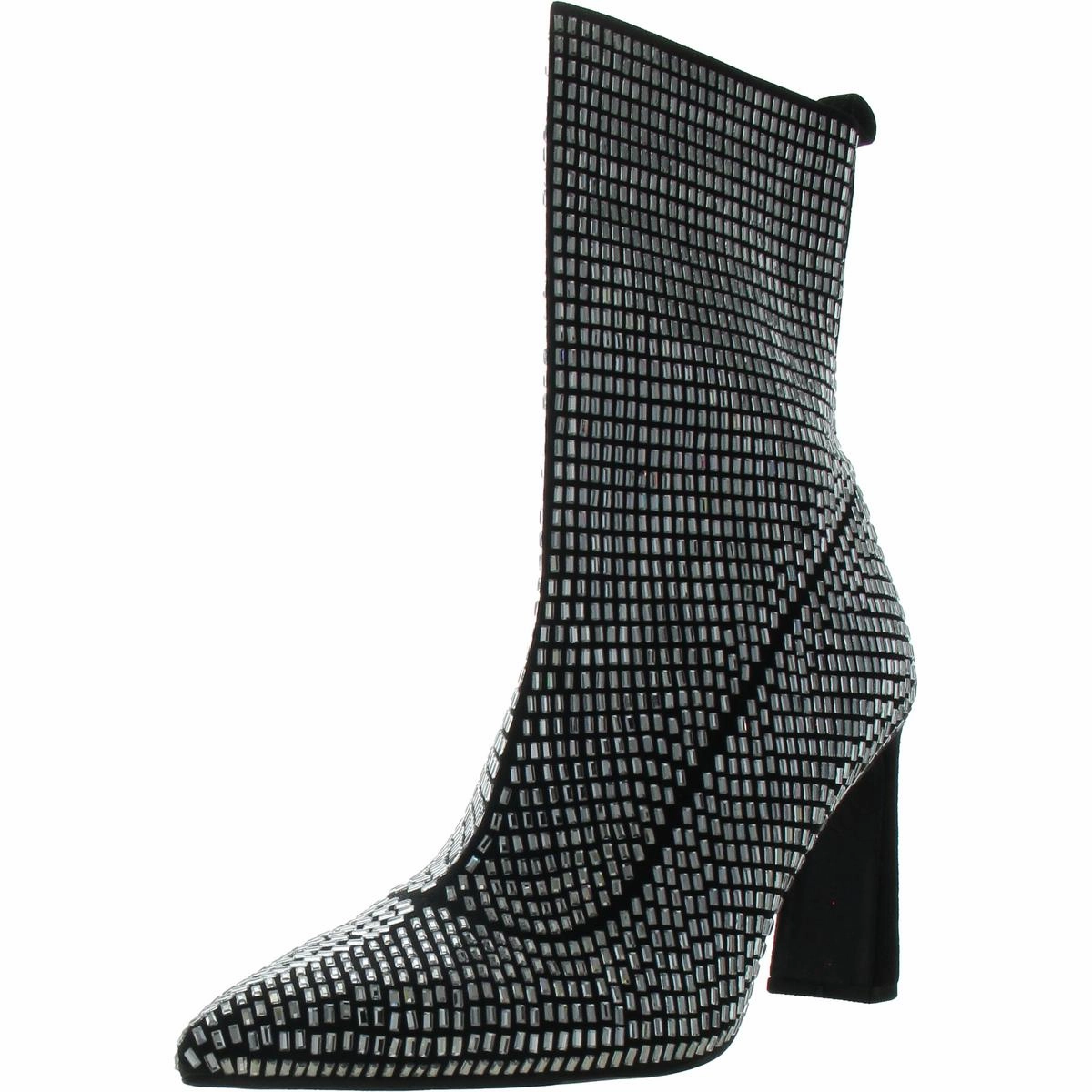 Neptunne Womens Embellished Faux Suede Ankle Boots Practical Use Quick Fit
