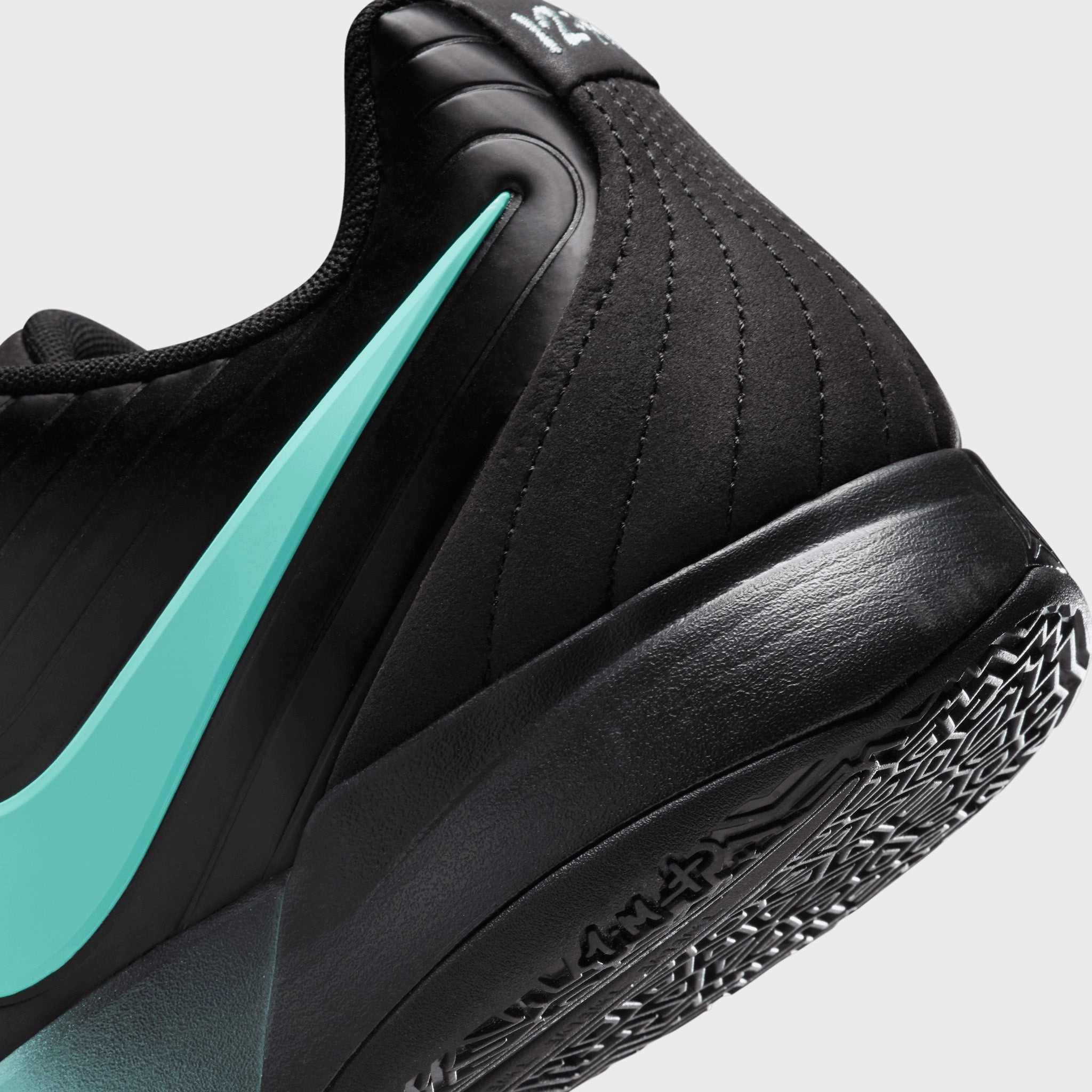 Slip Resistant Soles Soft Interior Nike Ja 2 Black / Bleached Turquoise - Cave Stone