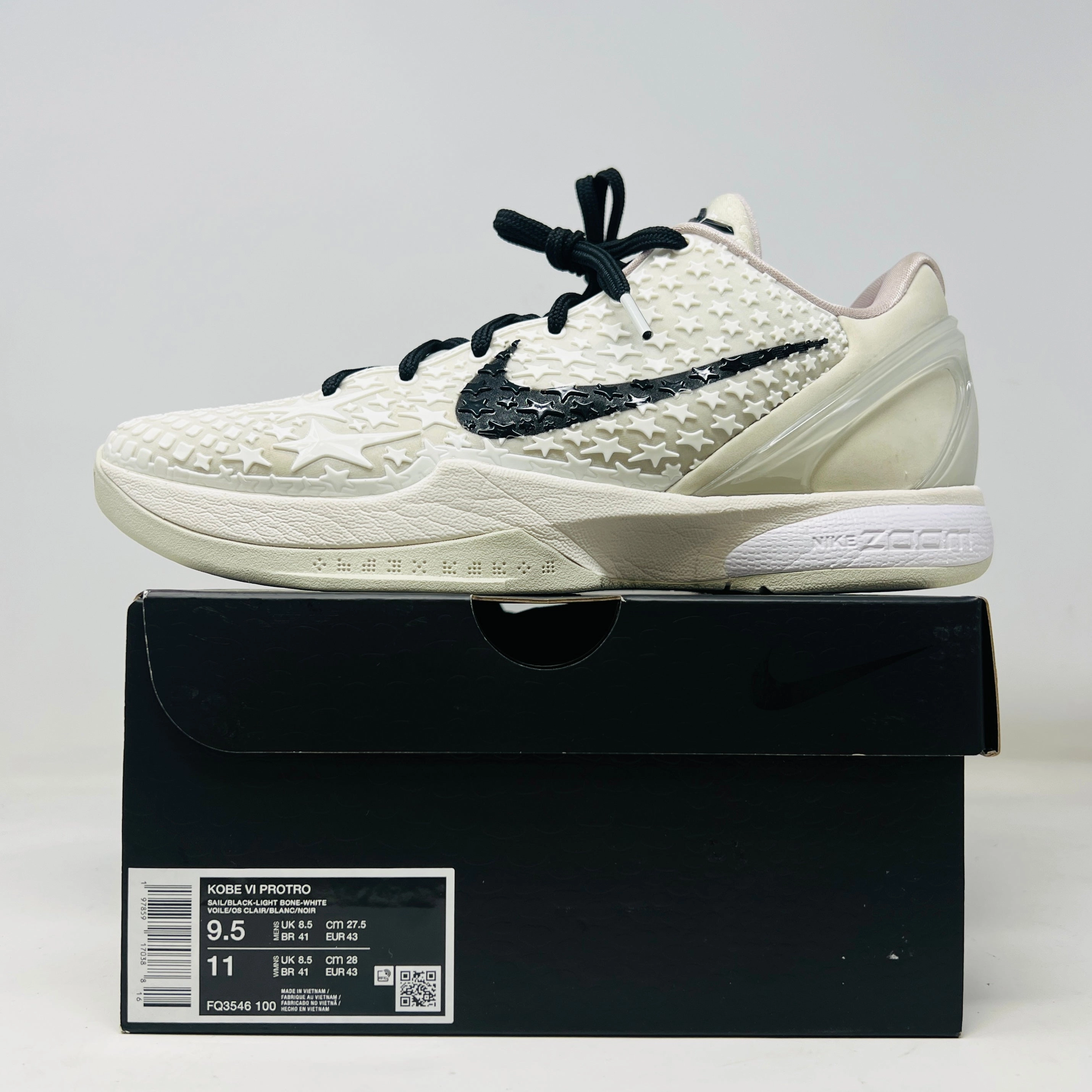 Heat Sealed Overlays Running Nike Kobe 6 Protro Sail All-Star