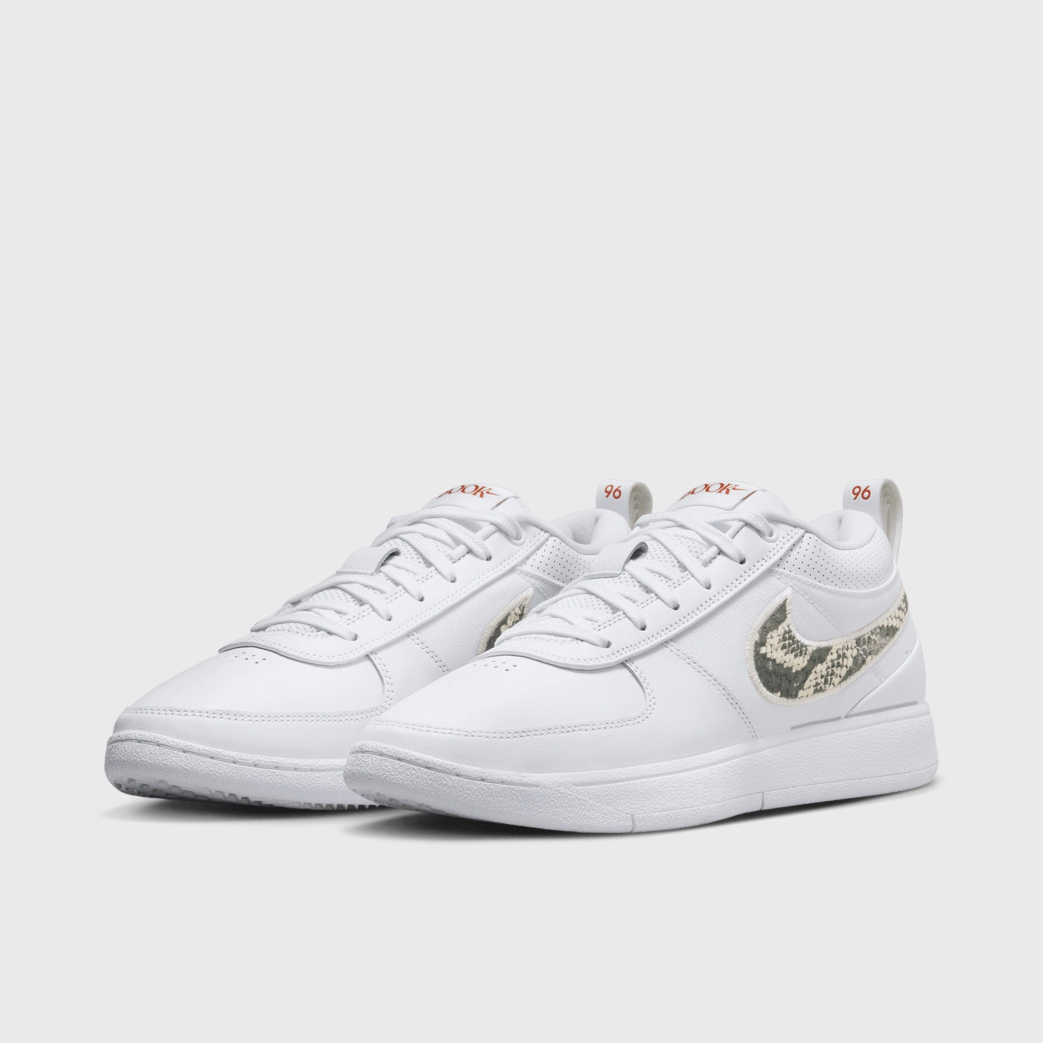Nike Book 1 White / Light Orewood Brown - Burnt Sunrise Black Anti microbial Adaptive Flex Notches