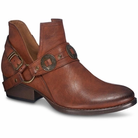 ELISA Womens Belted Manmade Ankle Boots Rugged Built City Walking Street Cool