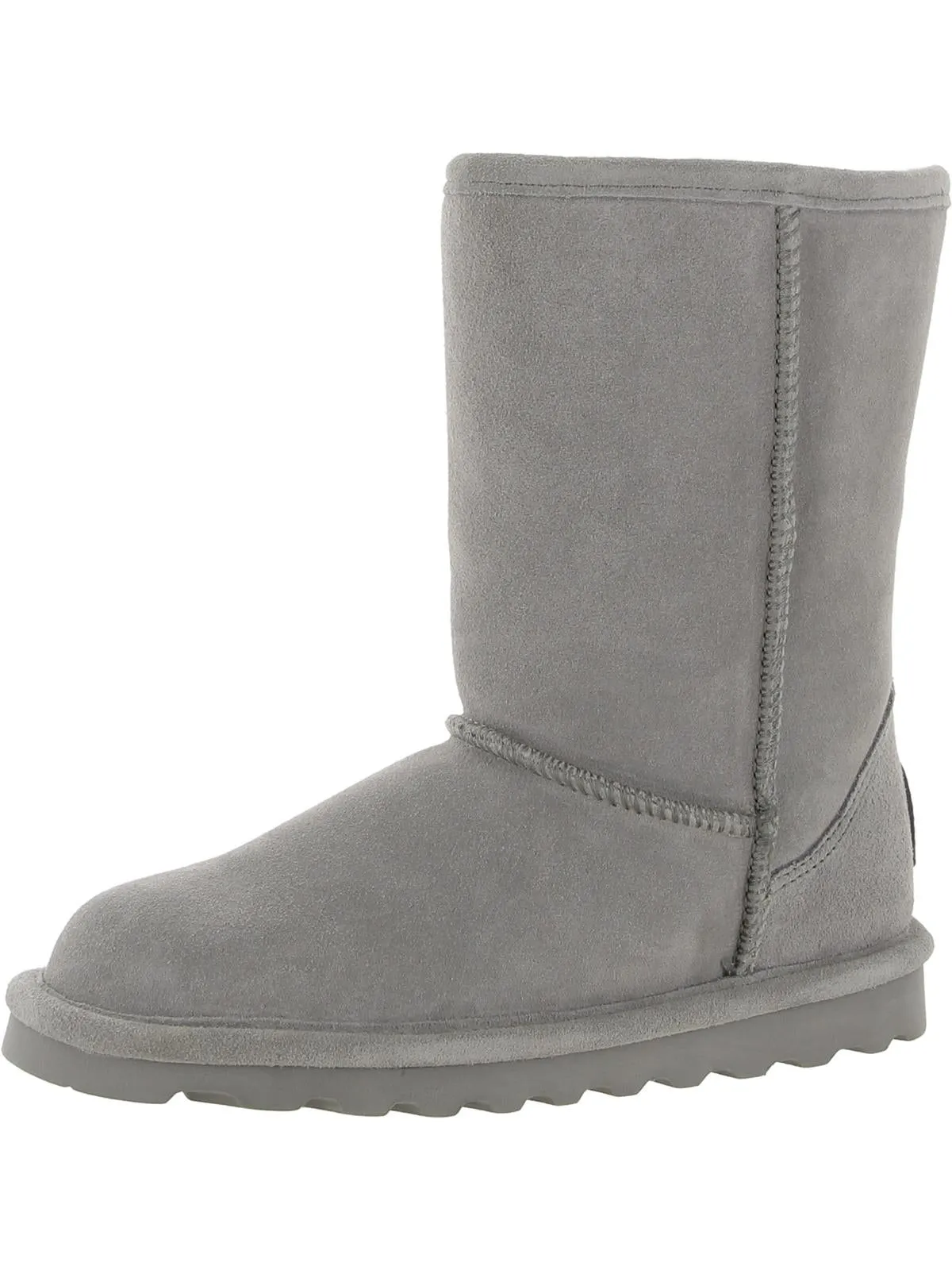 Elle Short Womens Suede Water Resistant Shearling Boots Wool blend