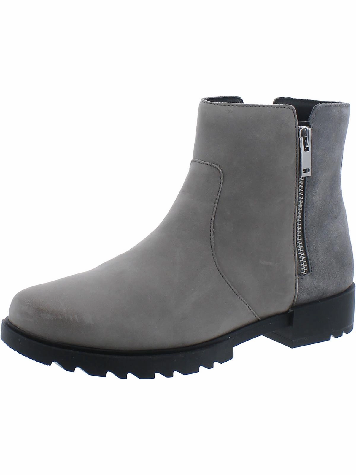 EMELIE II ZIP  Womens Faux Suede Casual Ankle Boots Elastic Material
