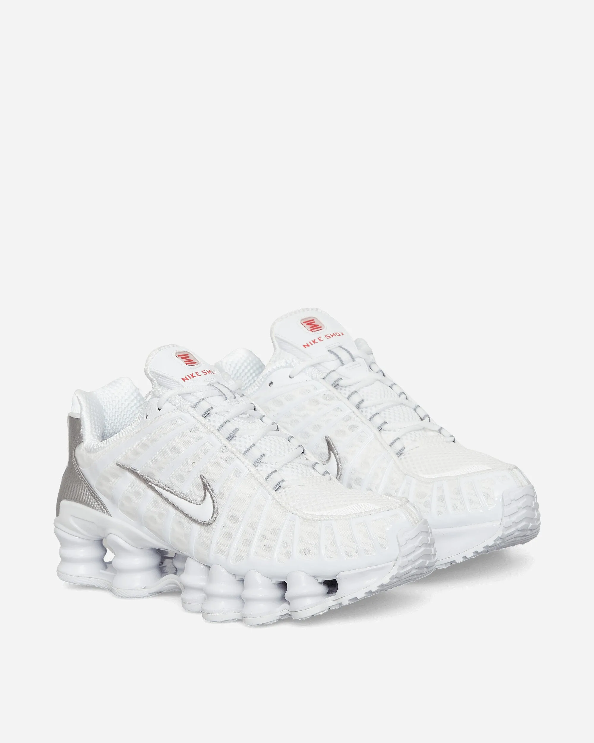 Shox TL Sneakers White / Metallic Silver Slip   On Long Commute