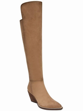 Ronson Womens Microsuede Tall Knee-High Boots Outdoor Tough