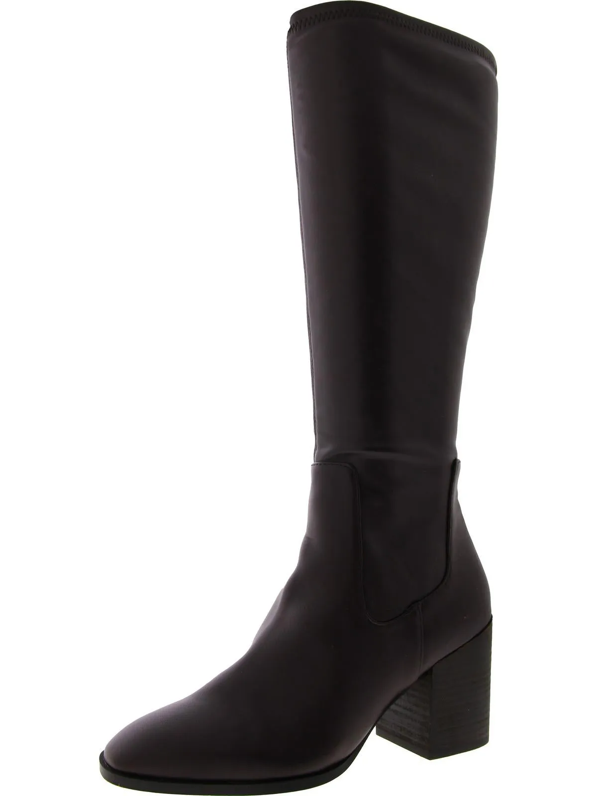 Inessa Womens Zipper Water Repellent Knee-High Boots Feather Light Work Commute Soft Inner Lining