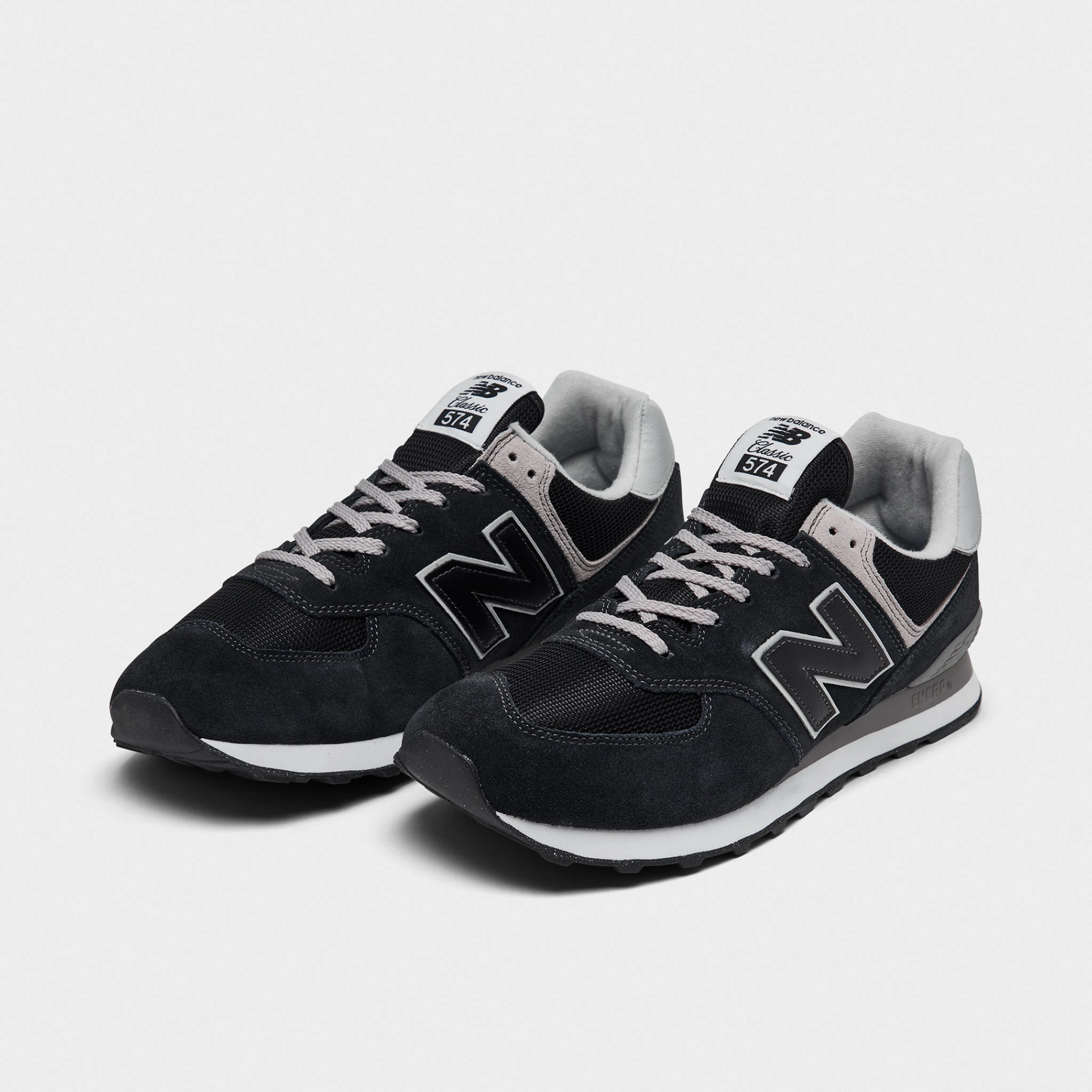 New Balance ML574EVB / Black Comfort Outsole