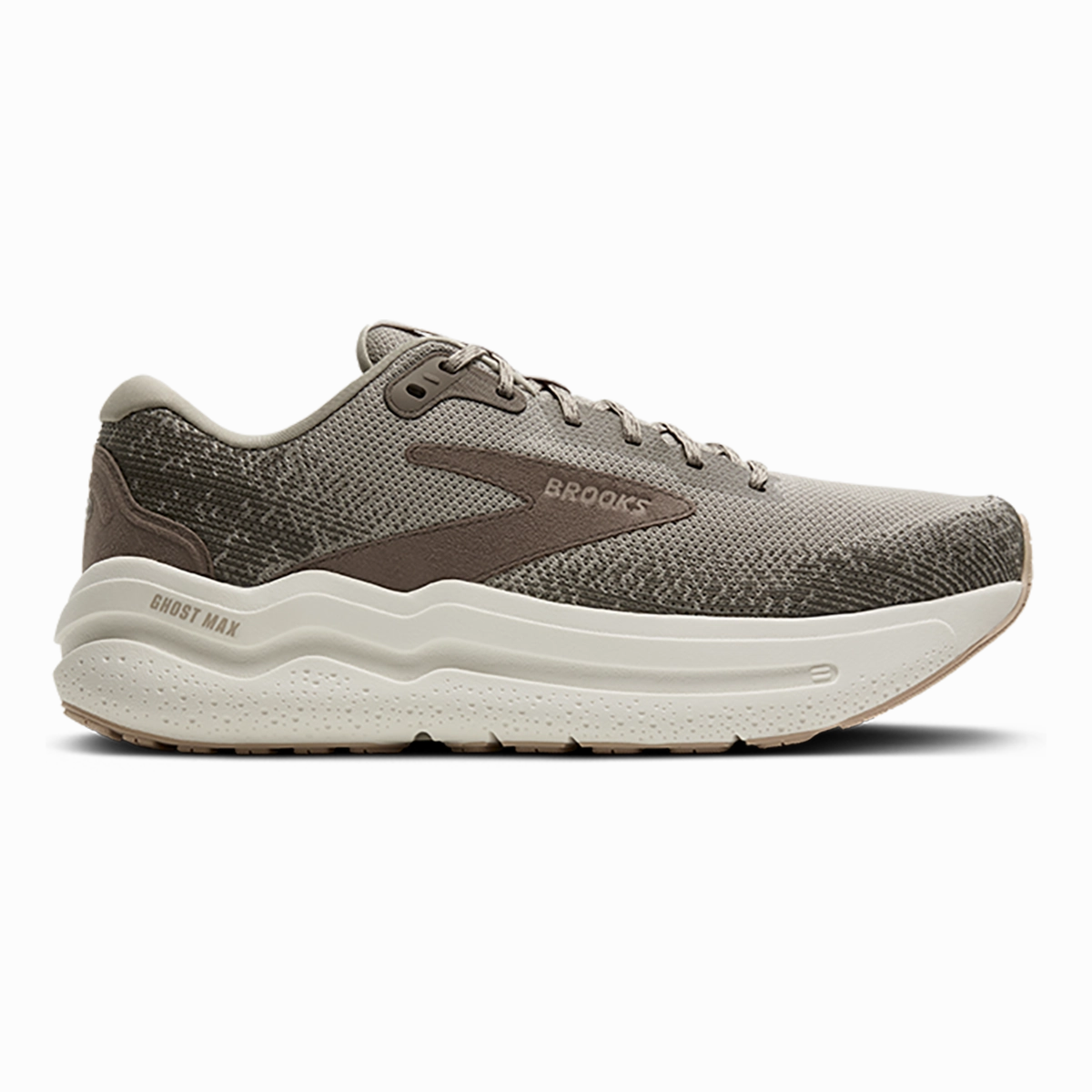 Brooks Ghost Max 2 - London Fog - Falcon - Coconut beginner - friendly running shoes