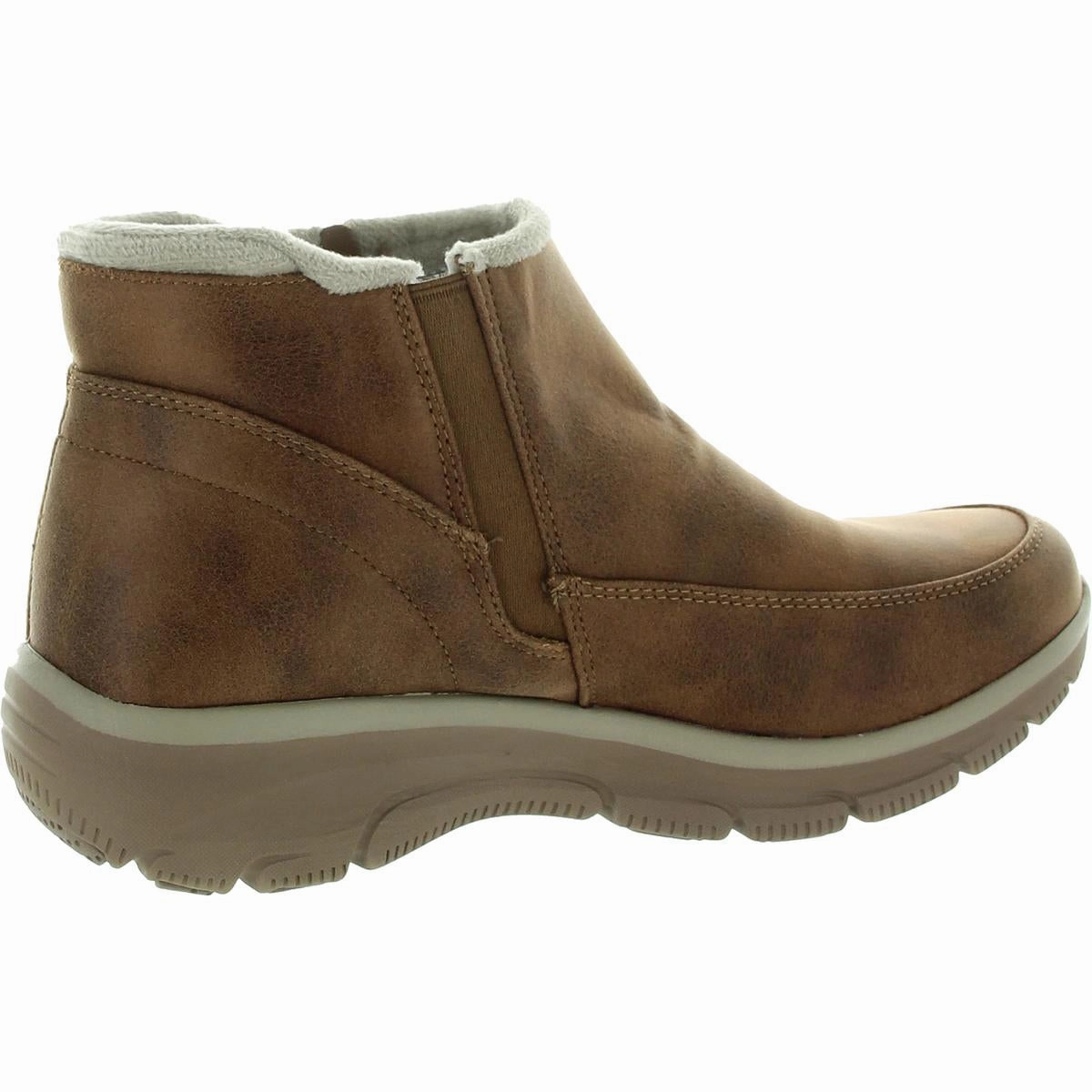 Breathable mesh Easy Going Womens Faux Fur Lined Nubuck Booties