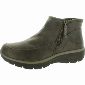 Kid Fun Easy Going Womens Faux Fur Lined Nubuck Booties
