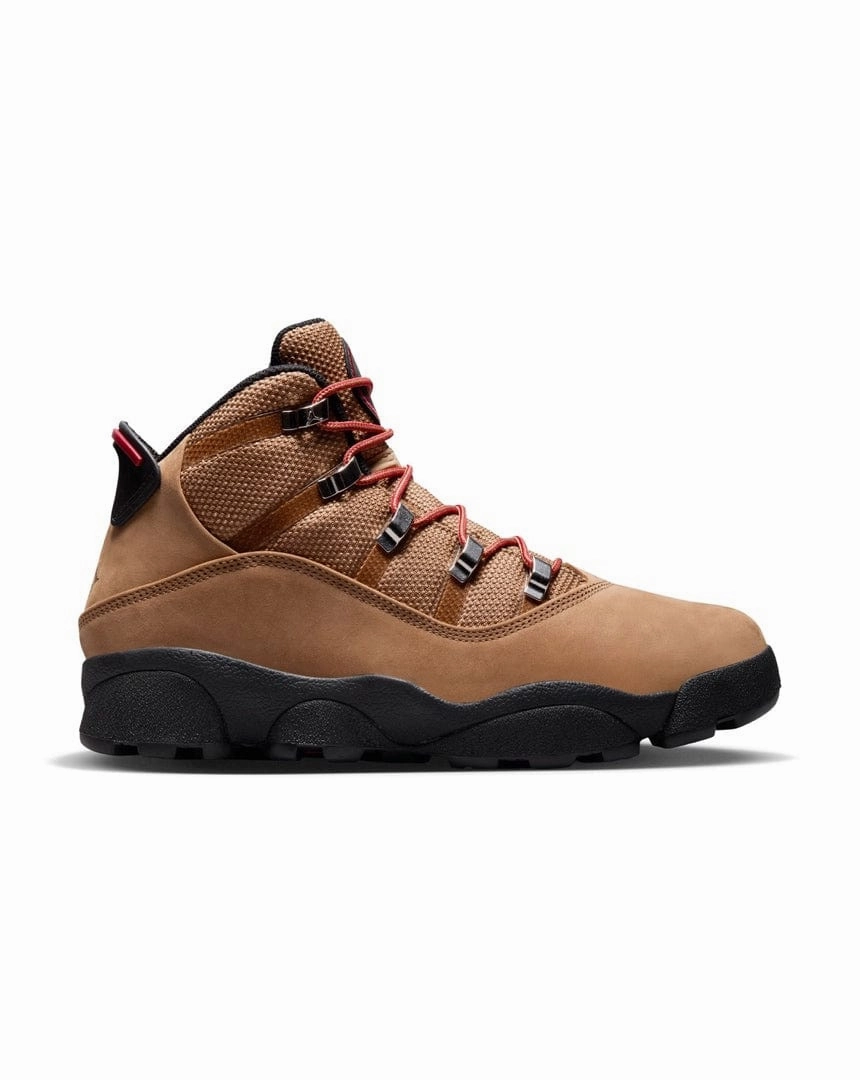 Jordan Winterized 6 Rings - Rocky Tan / Black / Varsity Red Trendy Style