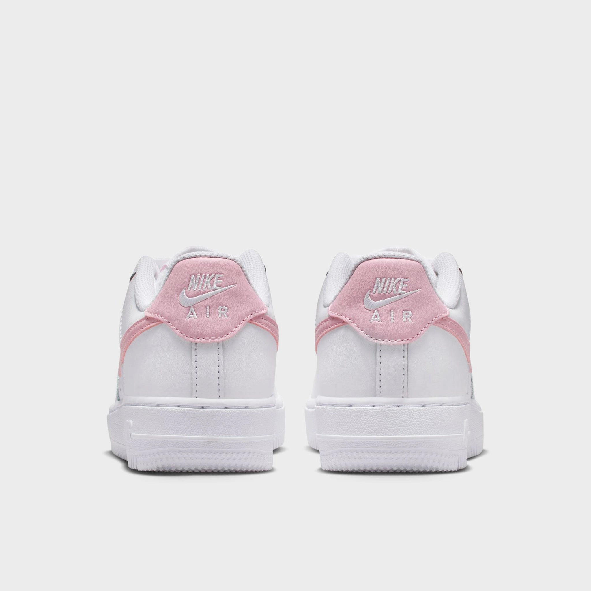 StableBase Wide toe box Nike Air Force 1 GS White / Medium Soft Pink - White