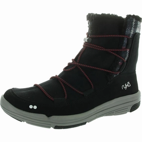 Breathable Snowy Path Womens Faux Fur Lined Faux Suede Winter & Snow Boots