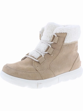 Explorer ll Carnival Cozy Womens Suede Round Toe Winter & Snow Boots Soft Cushioning Stable Support Morning Walk