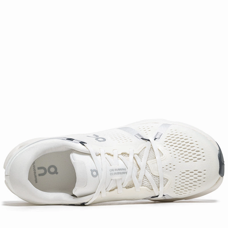 On Cloudsurfer 2 - Ivory/Ivory reflective - details - safety shoes