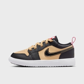 Unisex Court Style Toe Protection Jordan 1 Low SE PS Sesame / Fire Red - Black