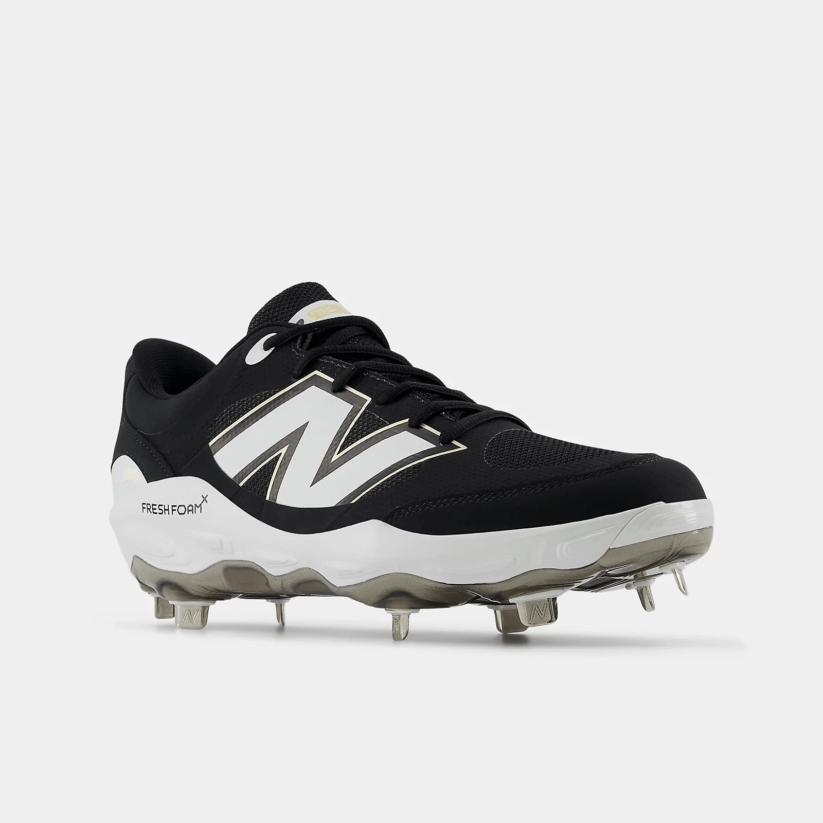 paddleboarding - running shoes New Balance Men's Fresh Foam X 3000 v7 Metal Baseball Cleats - Black - L3000BK7