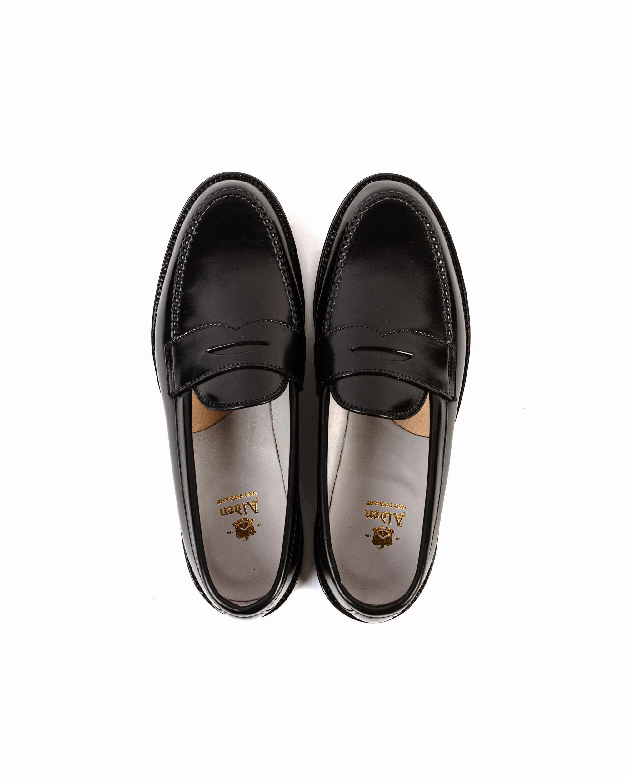 Comfort collar Alden Leisure Handsewn Black Shell Cordovan 987