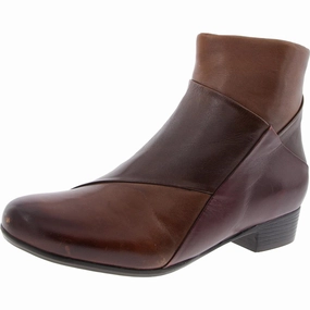 Womens Colorblock Ankle Boots Everyday Protection Slip Resistant