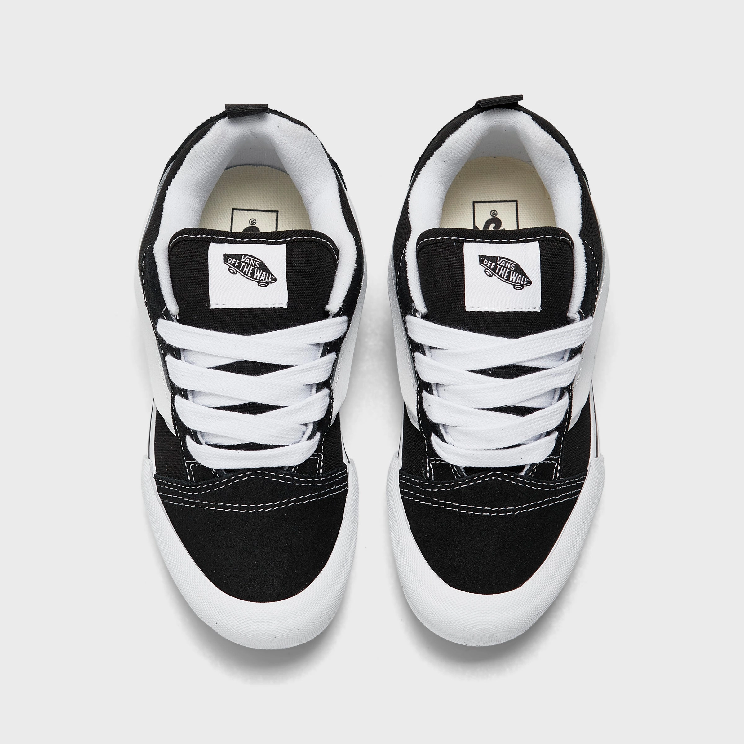 Vans Children's Knu Skool Black / White Neutral Style