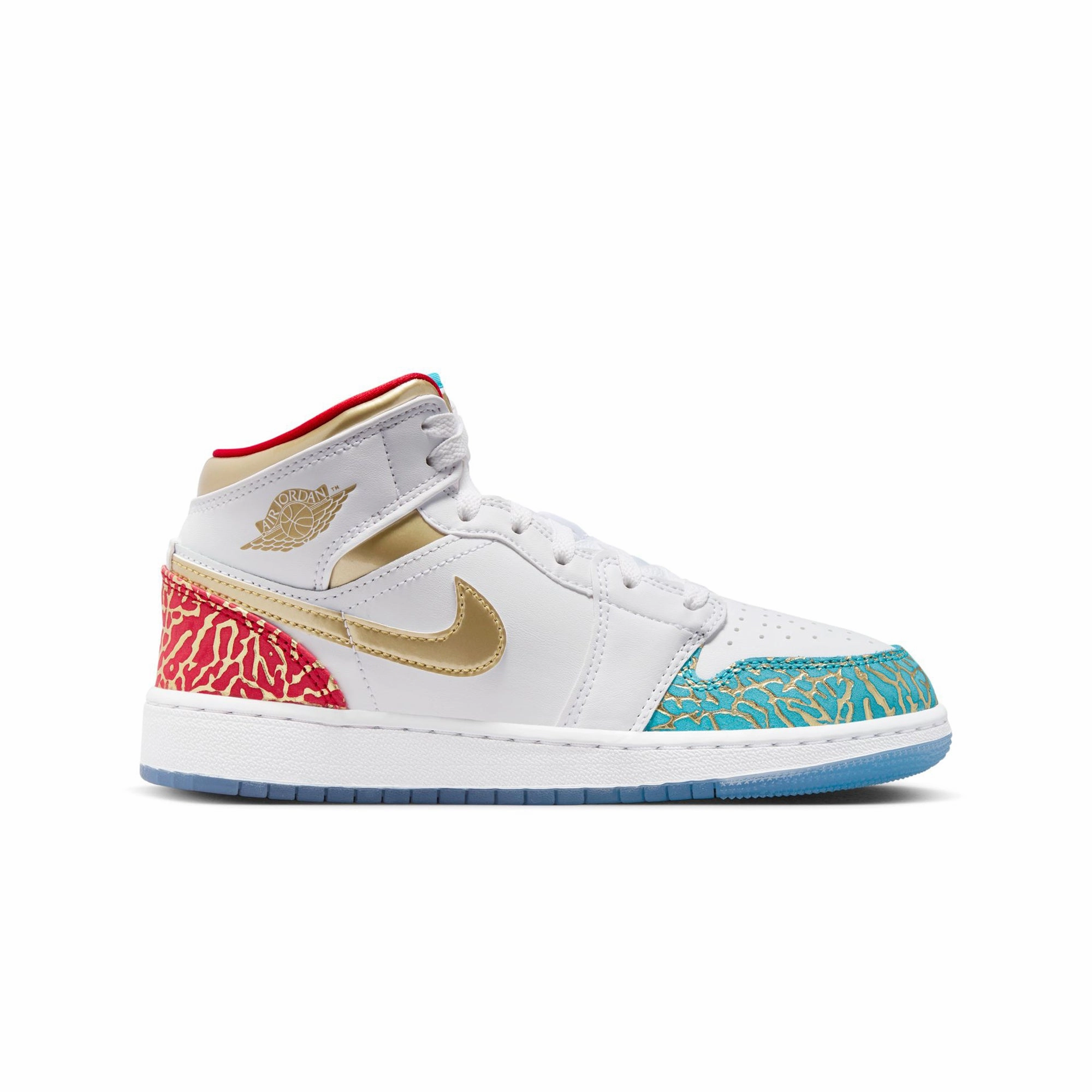 Air Jordan 1 Mid Sneaker School FB2212-100 Breath Grip