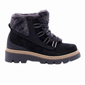 Seamless Comfort Outdoor Explorer light texture Women's Clara Shearling Boot In Black