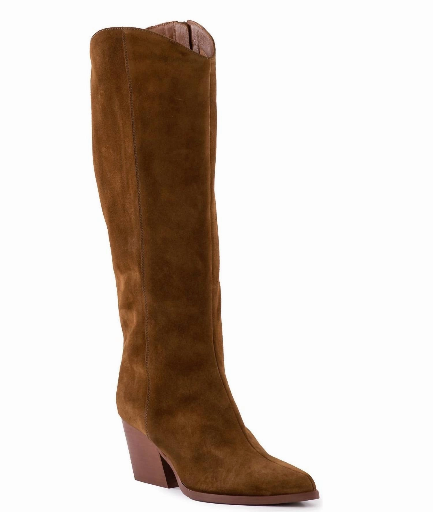 Begging You Tall Boot In Cognac High Traction Morning Walk well-made