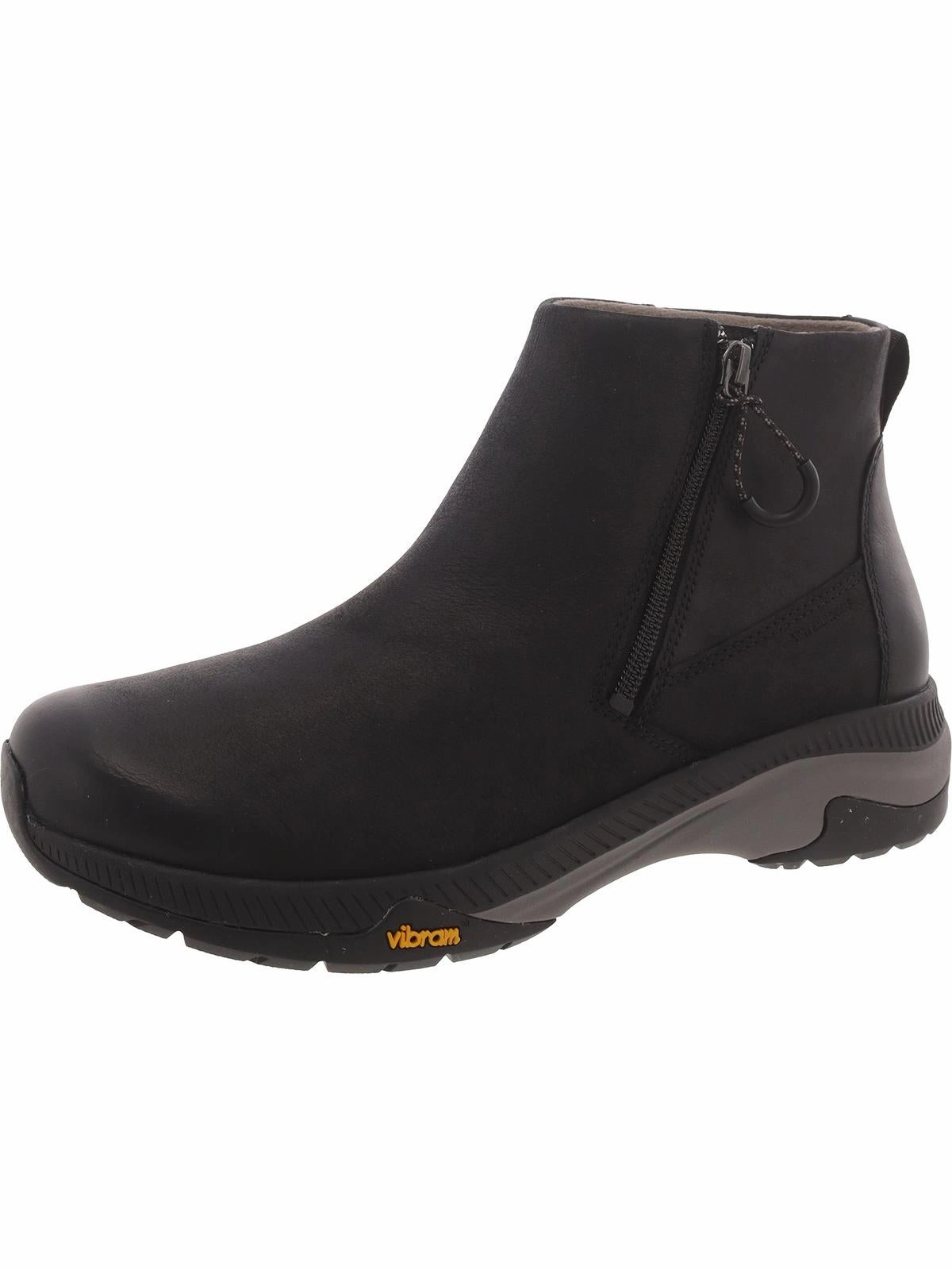 Shock Absorbing Rough Terrain MARGO Womens Leather Round toe Ankle Boots