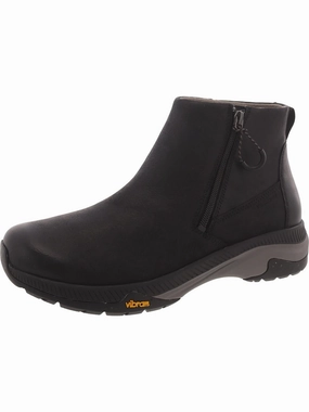 MARGO Womens Leather Round toe Ankle Boots Mud Resistant Trail Exploration