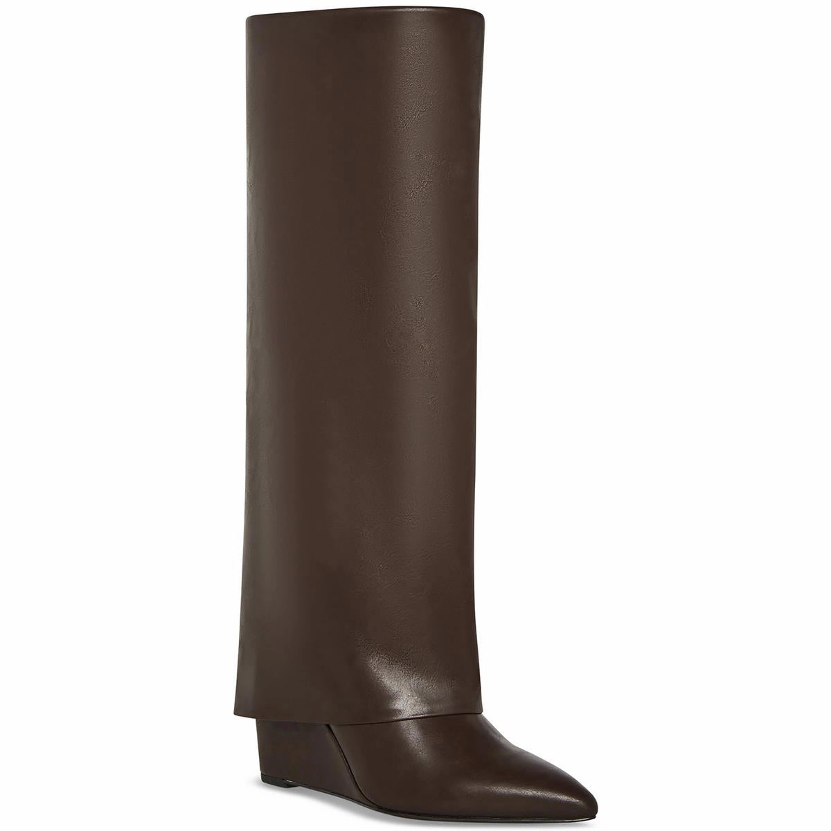 EVANNDER Womens Snake Print Textured Knee-High Boots Winter Walk Ranch Wear