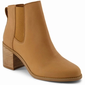 Breathable Design evelyn chelsea Womens Stretch Leather Booties