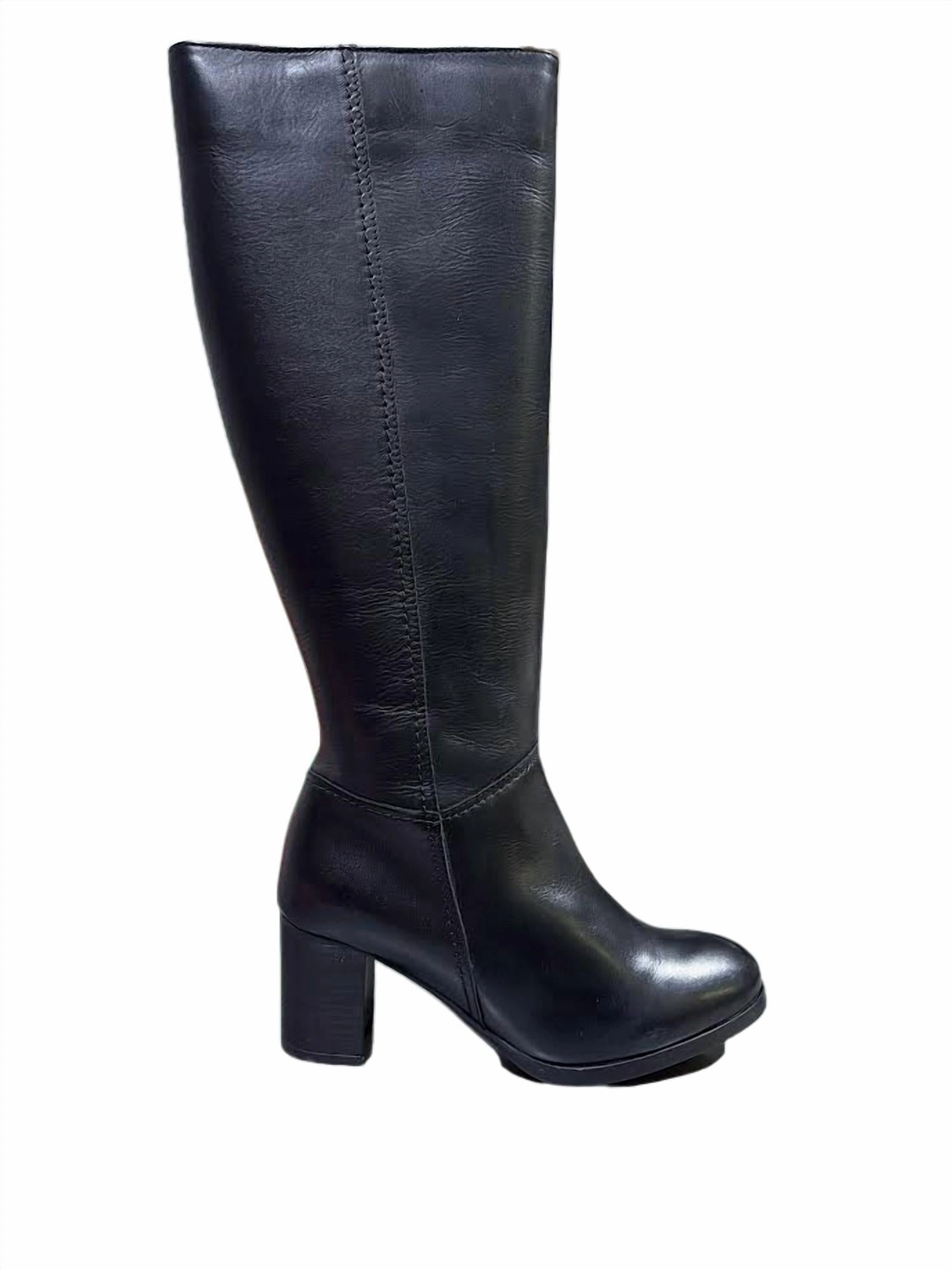 Women's Ithaca Over The Knee Boot In Black Easy to Wear