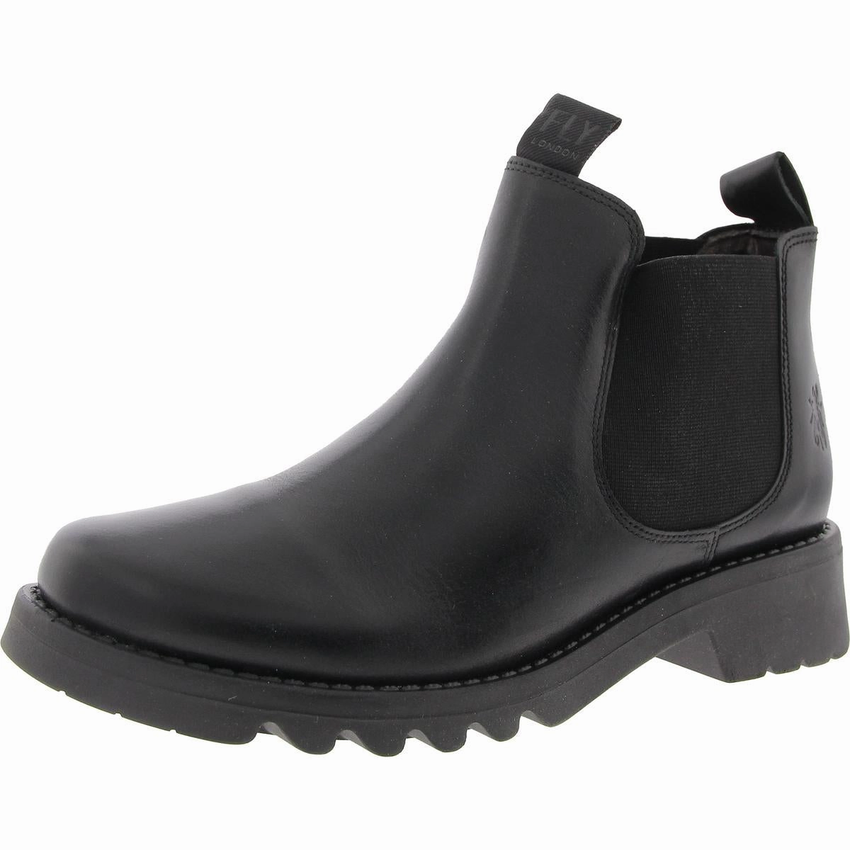 Womens Mixed Media Chelsea Boots Zip Up Style Rugged Built Weather Resistant User