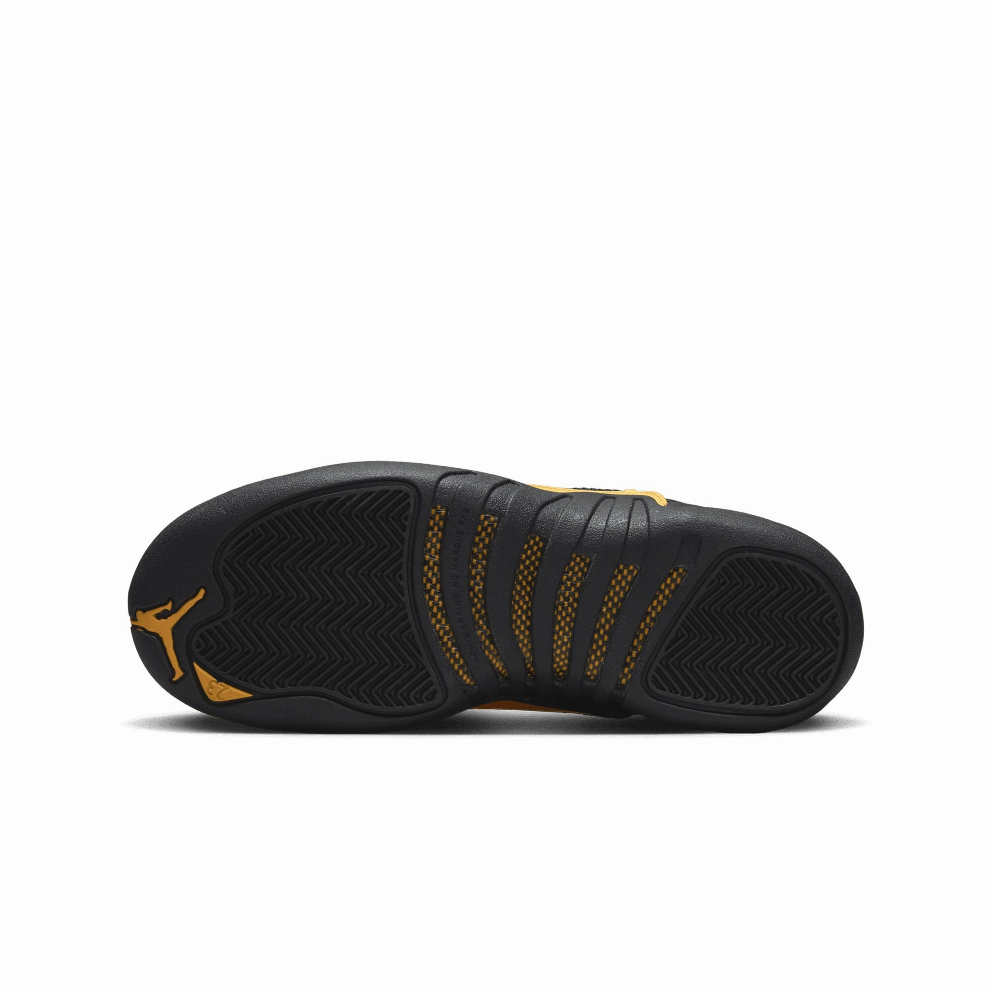 Air Jordan 12 Retro GS 'Black Taxi' 153265-071 Adaptive Lacing Mechanism
