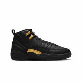 Woven Upper Technology Structured Design Air Jordan 12 Retro GS 'Black Taxi' 153265-071