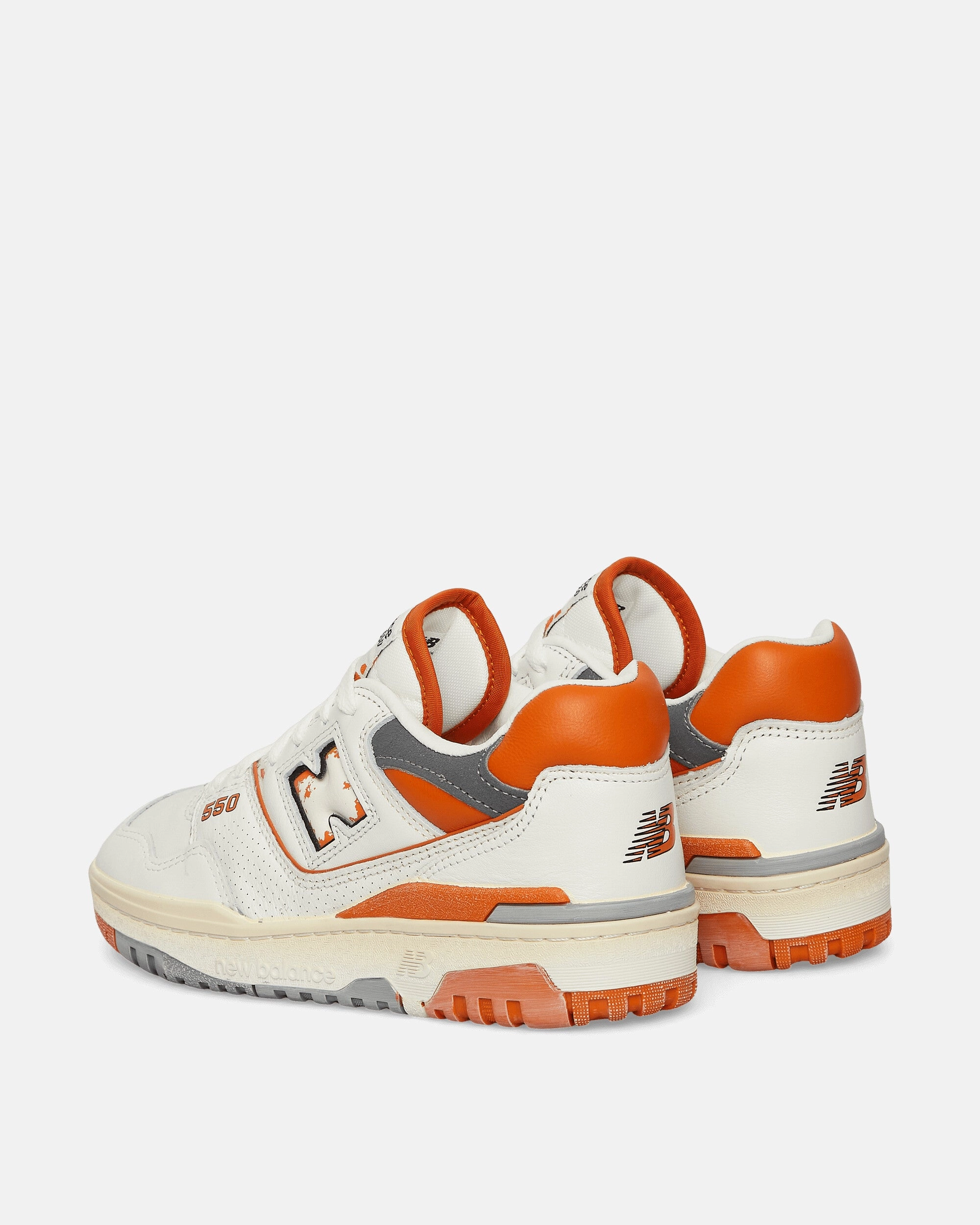 Quick Adaptation Thermoplastic Polyurethane Plate 550 Sneakers Sea Salt / Orange