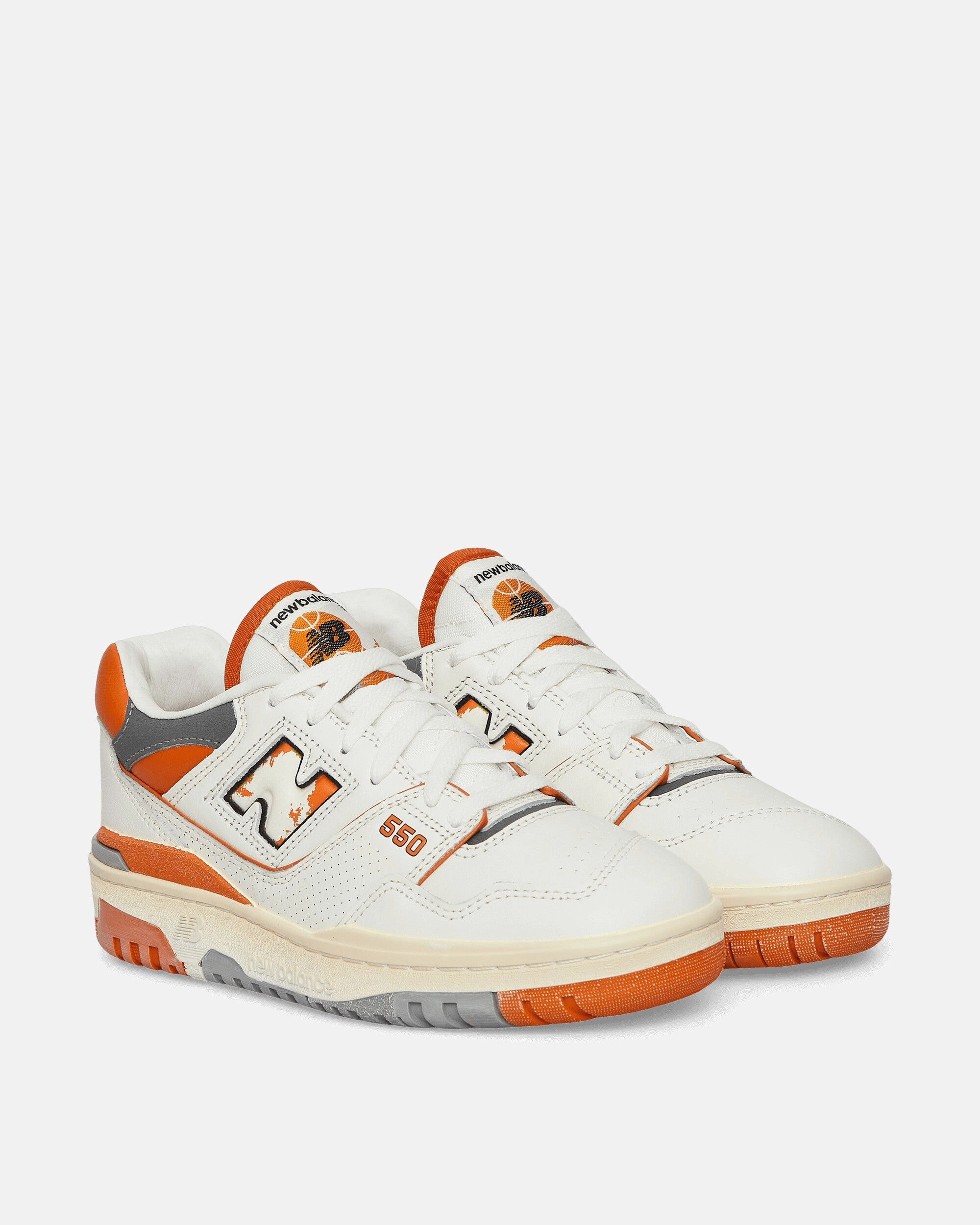 550 Sneakers Sea Salt / Orange Walking Sneakers