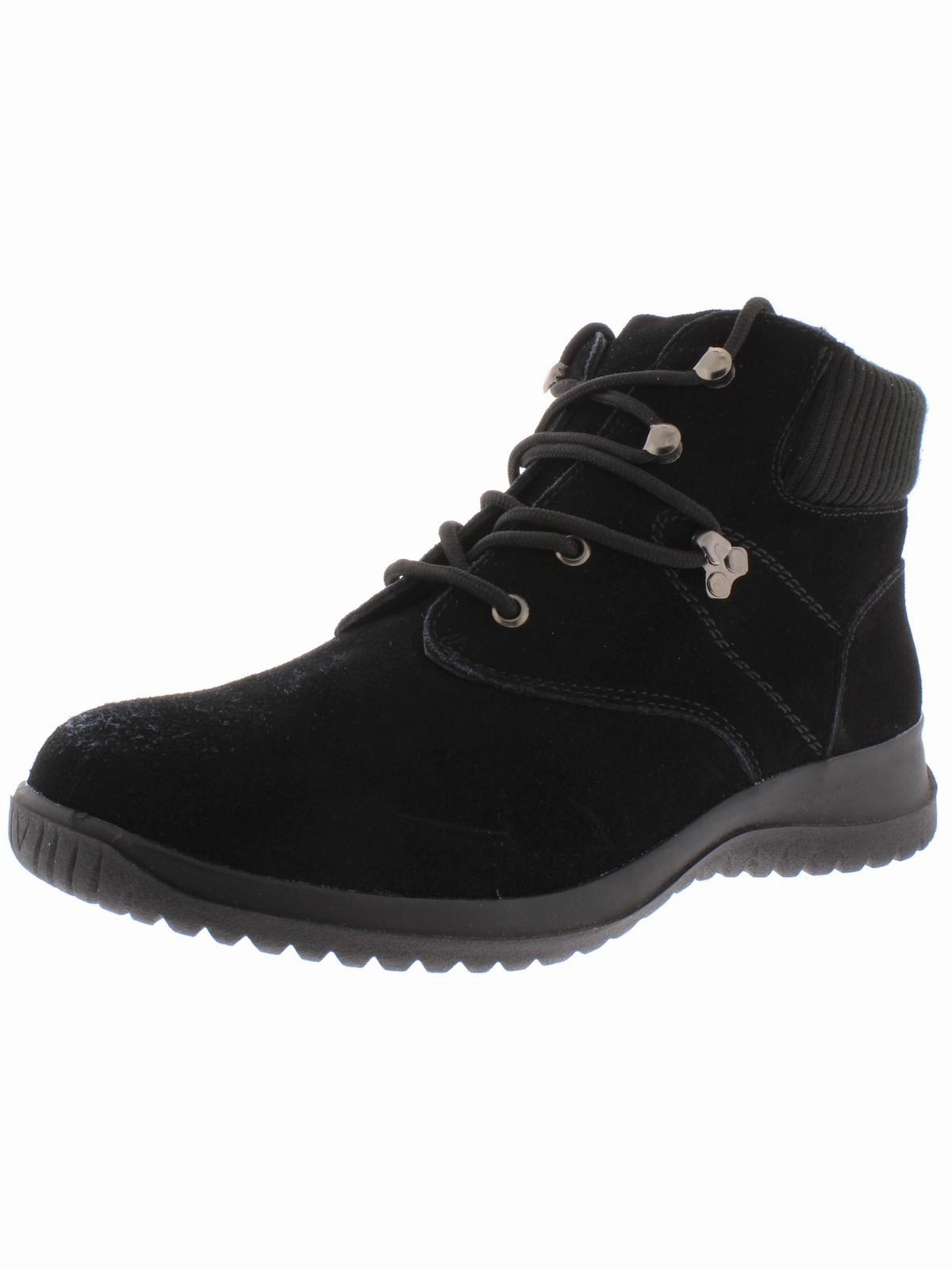 Boston Womens Ribbed Trim  Cold Weather Winter Boots Hard Trail