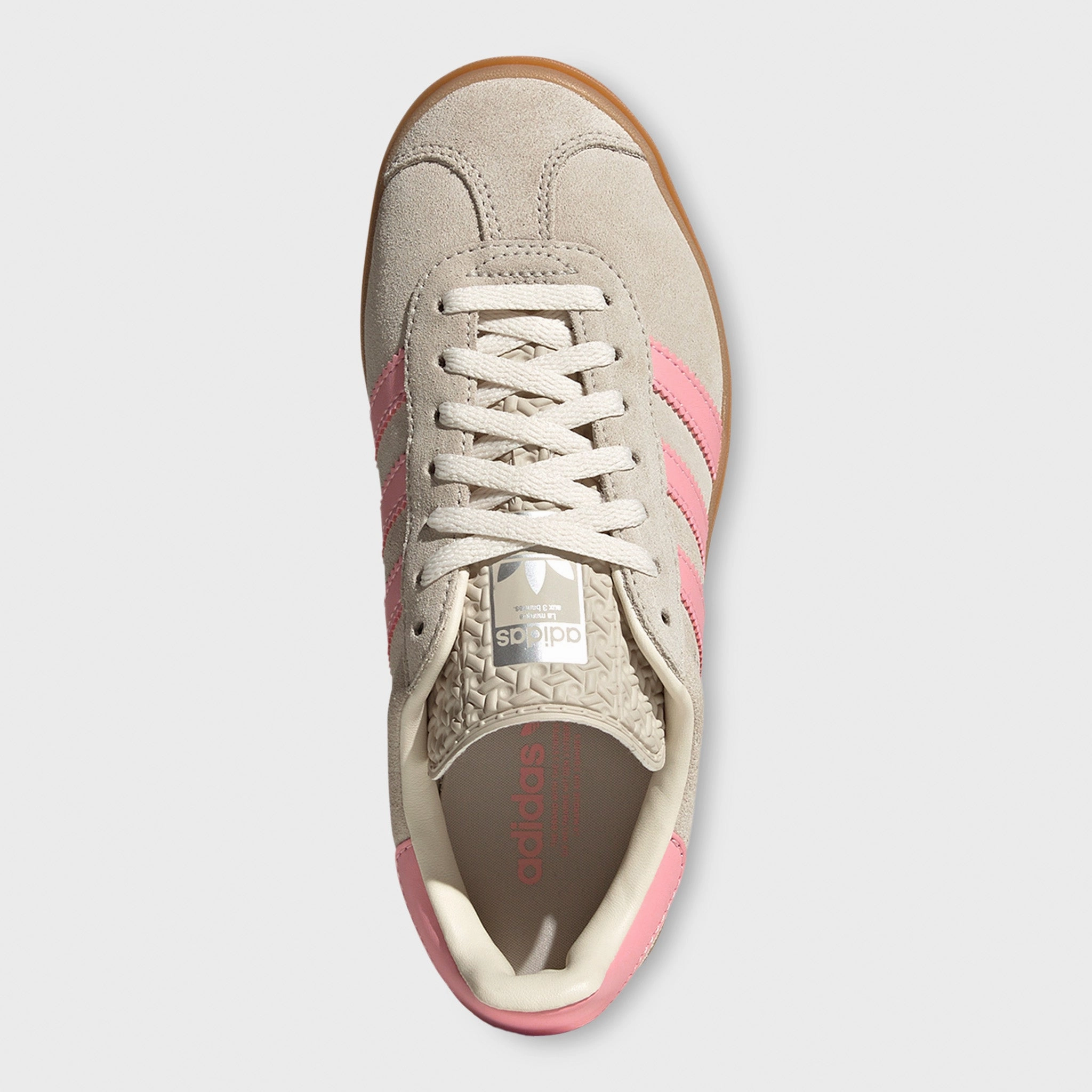 adidas Juniors' Gazelle Bold Grey / Alumina - Semi Pink Spark Urban Steps Classic Shoes